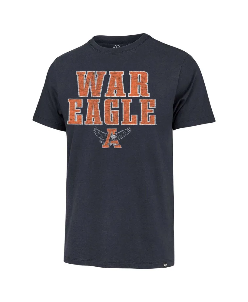 Men's '47 Brand Navy Distressed Auburn Tigers Article Franklin T-shirt