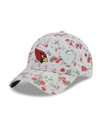 Women's New Era Gray Arizona Cardinals Bouquet 9TWENTY Adjustable Hat