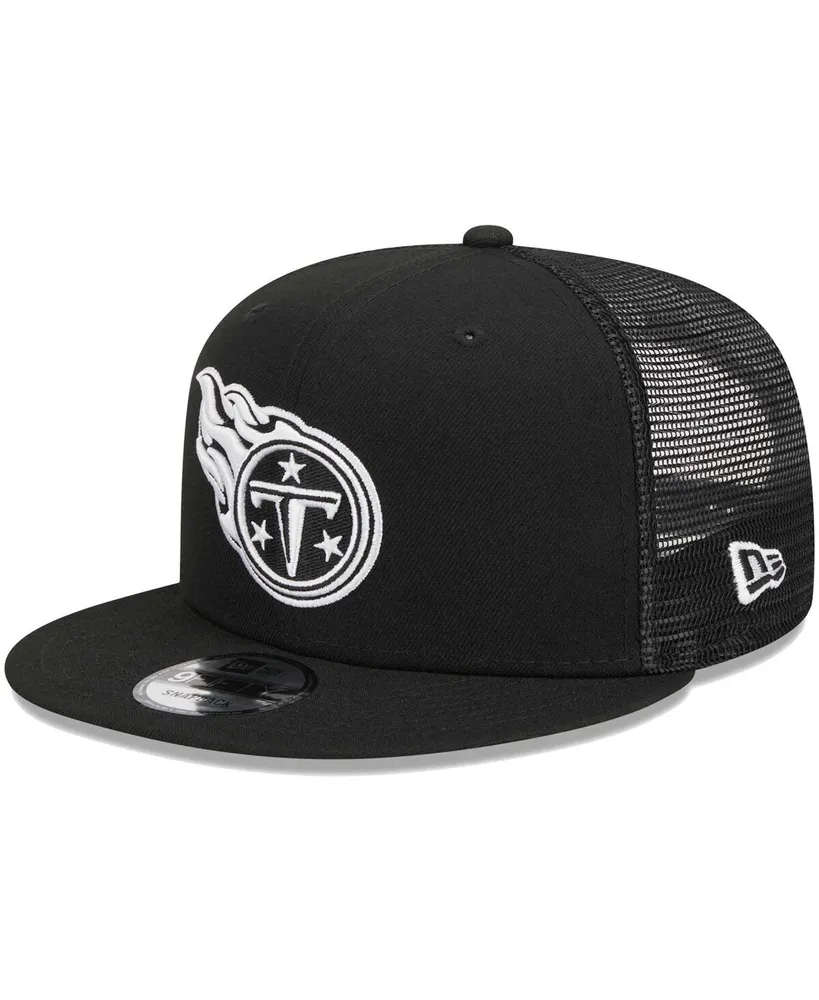 Men's New Era Navy Tennessee Titans Logo Tear 9FIFTY Snapback Hat