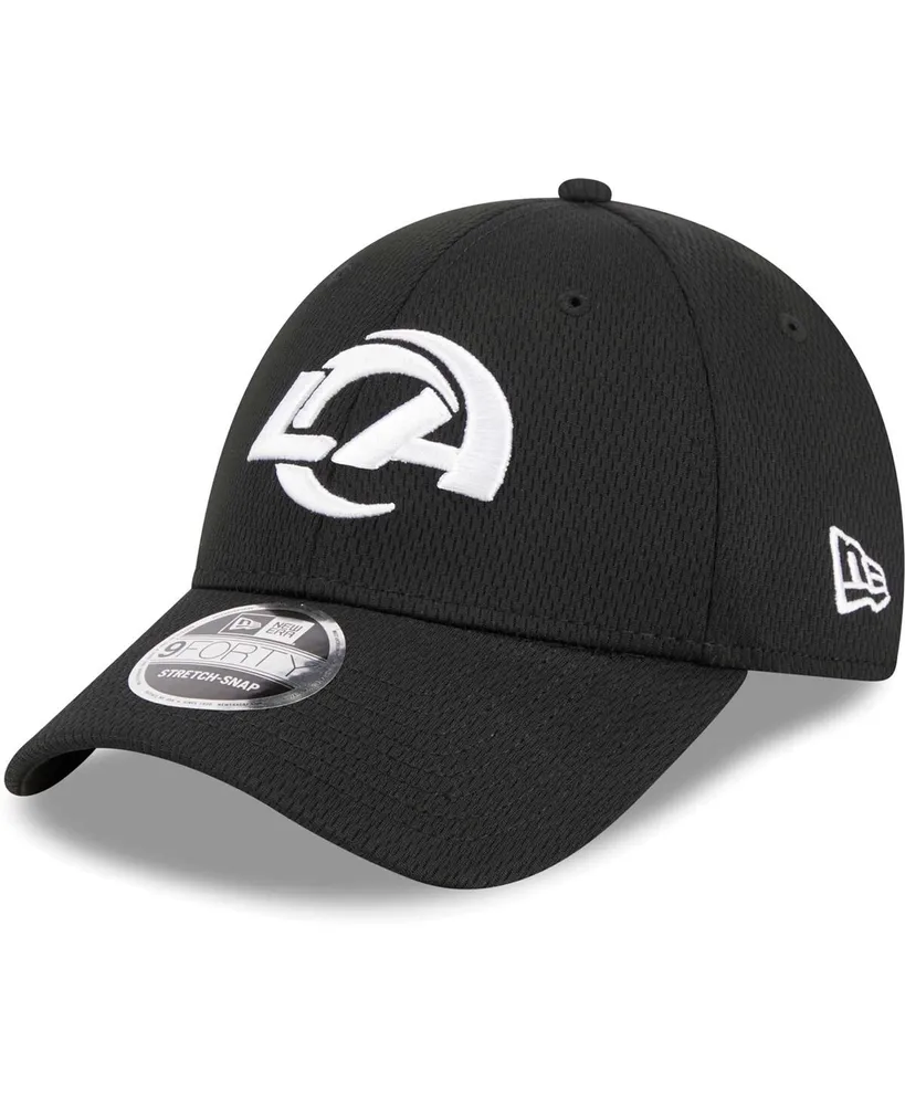 New Era Los Angeles Rams Black B-Dub 59FIFTY Fitted Hat