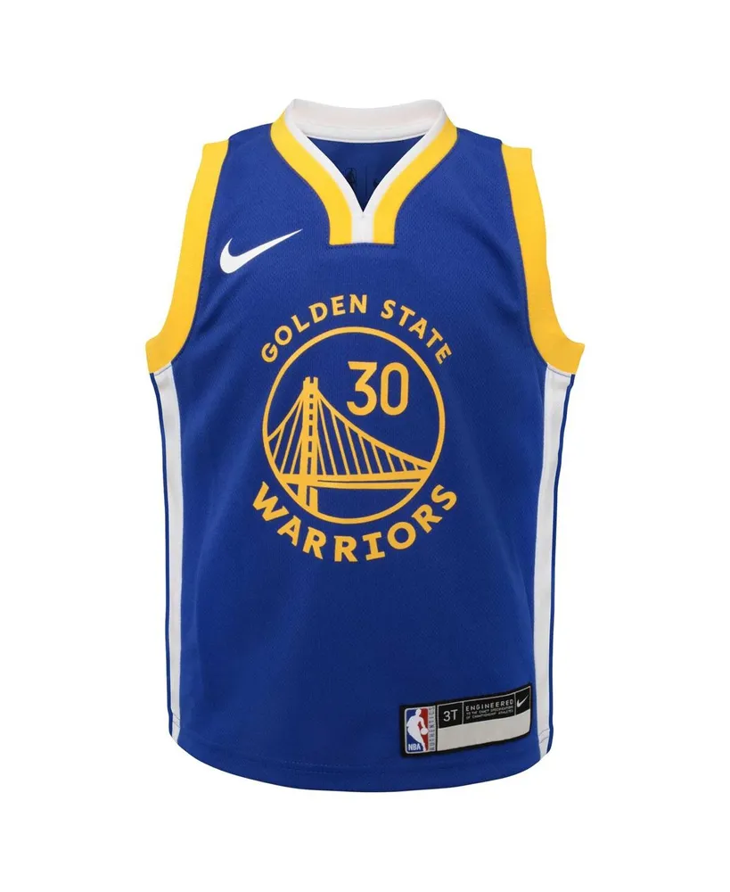 Toddler Boys and Girls Nike Stephen Curry Royal Golden State Warriors Swingman Player Jersey - Icon Edition
