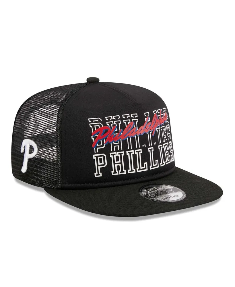 Philadelphia Phillies New Era Tear Trucker 9FIFTY Snapback Hat - Red