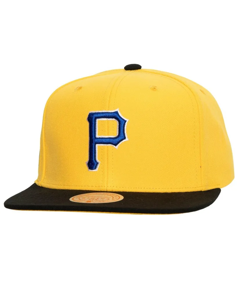 Men's Mitchell & Ness Gold, Black Pittsburgh Pirates Hometown Snapback Hat
