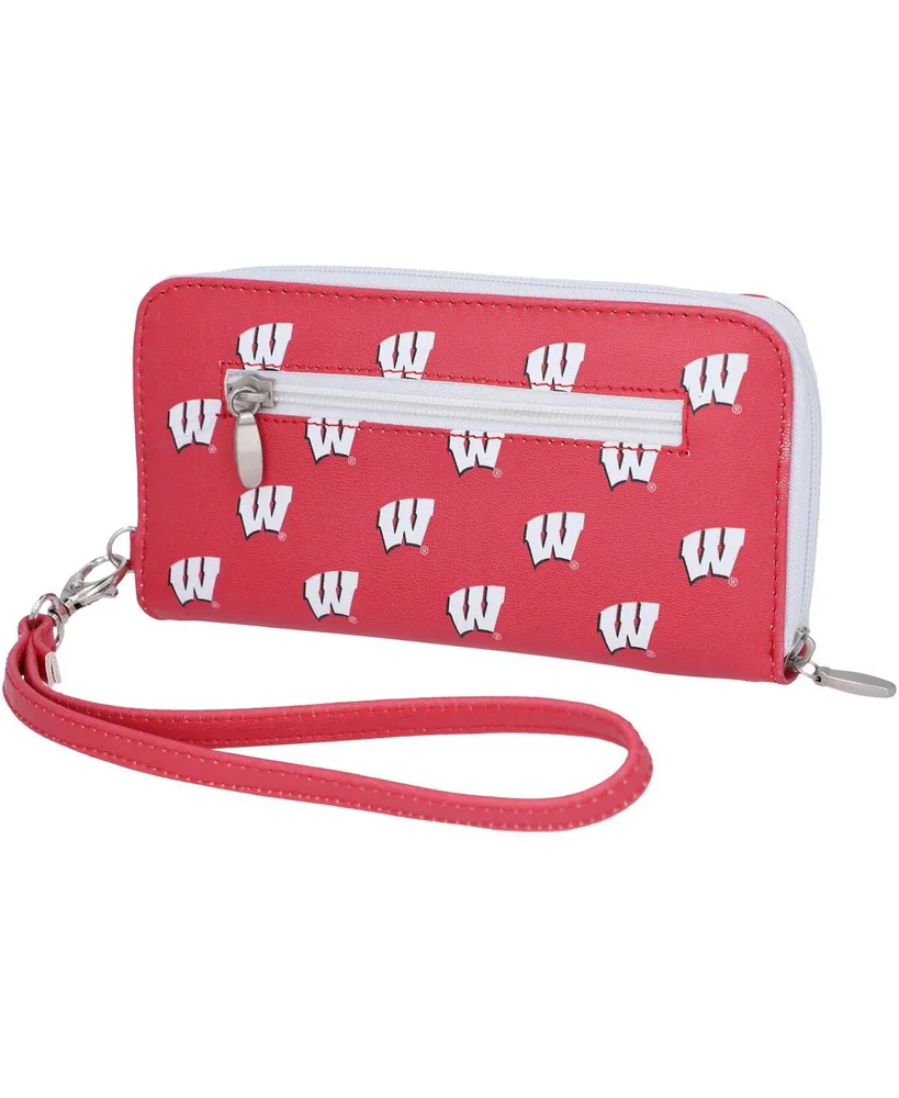 Women's Wisconsin Badgers Zip-Around Wristlet Wallet