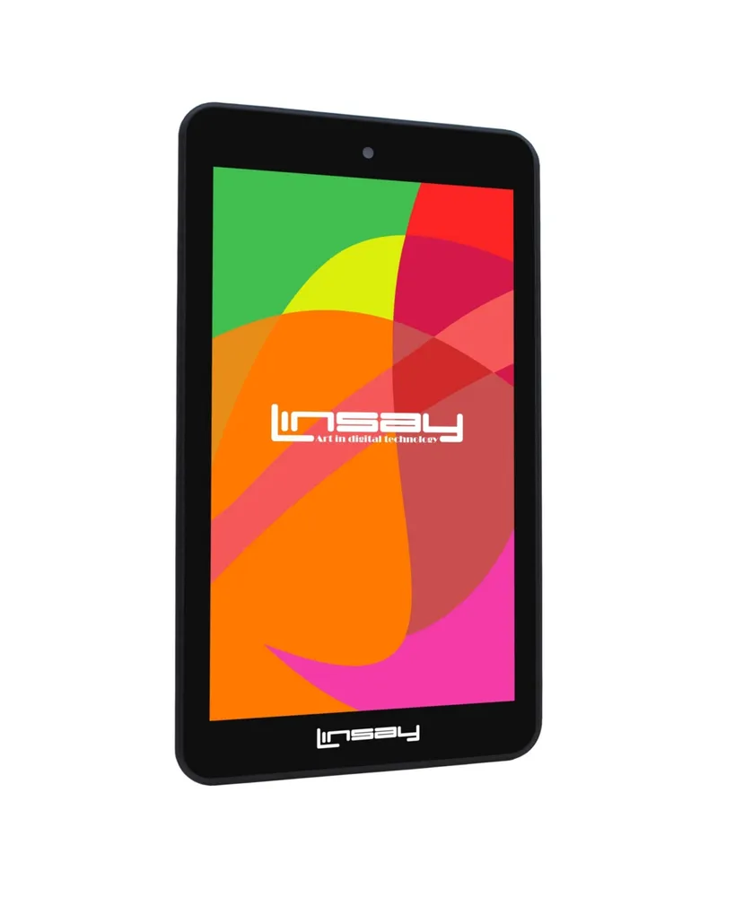 Linsay New 7" Tablet Quad Core 2GB Ram 64GB Storage Android 13 with Case