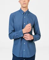 Ben Sherman Men's Iconic Oxford Single-Pocket Button-Down Long-Sleeve Shirt