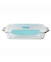 Anchor Hocking Glass 3 Quarts Bake Dish with Truelock Lid, 2 Piece Set