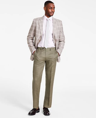 Nautica Men's Modern-Fit Linen Dress Pants