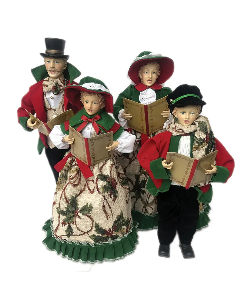 Santa's Workshop 20-27" Holly Carolers, Set of 4