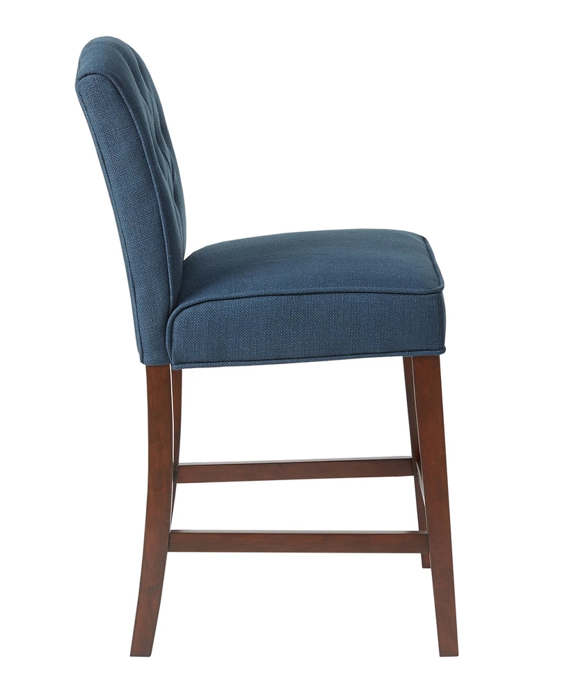 Madison Park Marian 19.5" Wide Fabric Tufted Counter Stool