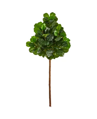 Nearly Natural 78" Artificial Fiddle Leaf Tree No Pot