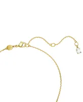 Swarovski Gold-Tone Color Crystal Clover Pendant Necklace, 15" + 2-3/4" extender