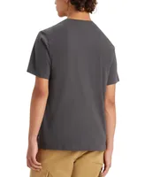 Levi's Men's Relaxed-Fit Stacked-Logo Short Sleeve Crewneck T-Shirt