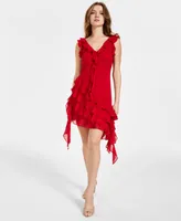 Guess Women's Mila Sleeveless Ruffled Dress
