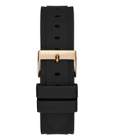 Guess Women's Multi-Function Black Silicone Watch 39mm