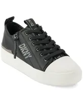 Dkny Women's Chaney Lace-Up Zipper Sneakers