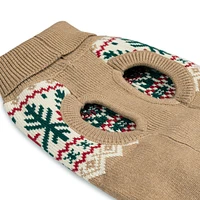 Hope & Henry Fair Isle Dog Sweater