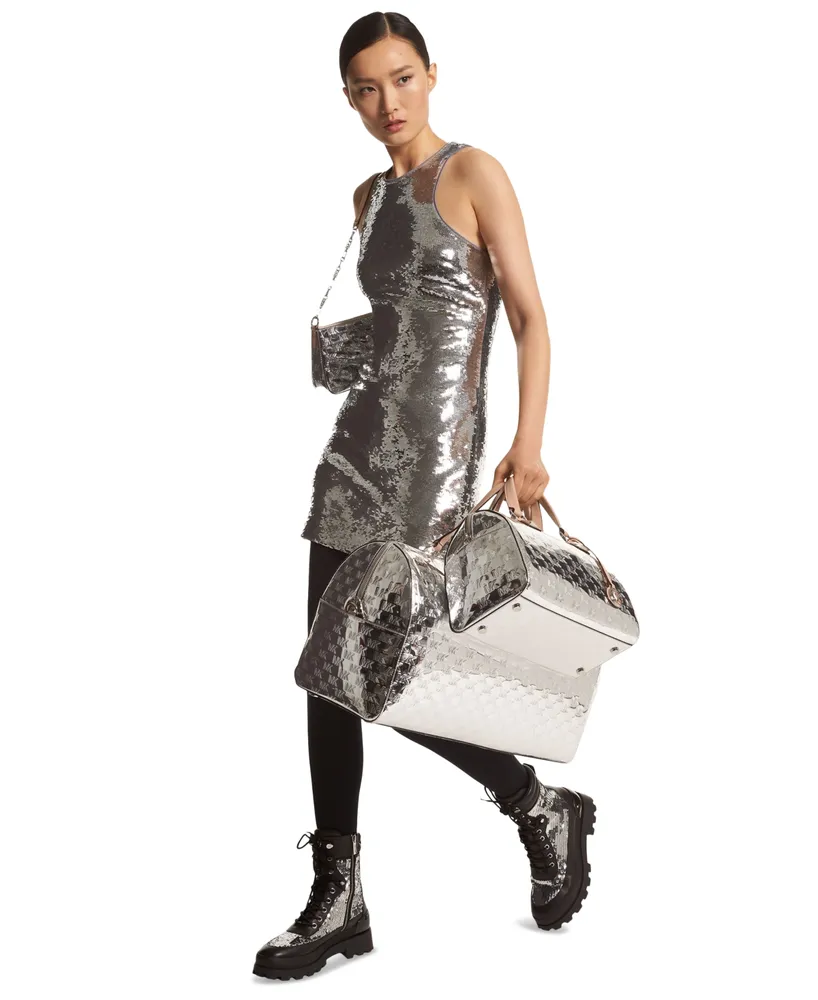 Michael Michael Kors Women's Sequined Tank Mini Dress