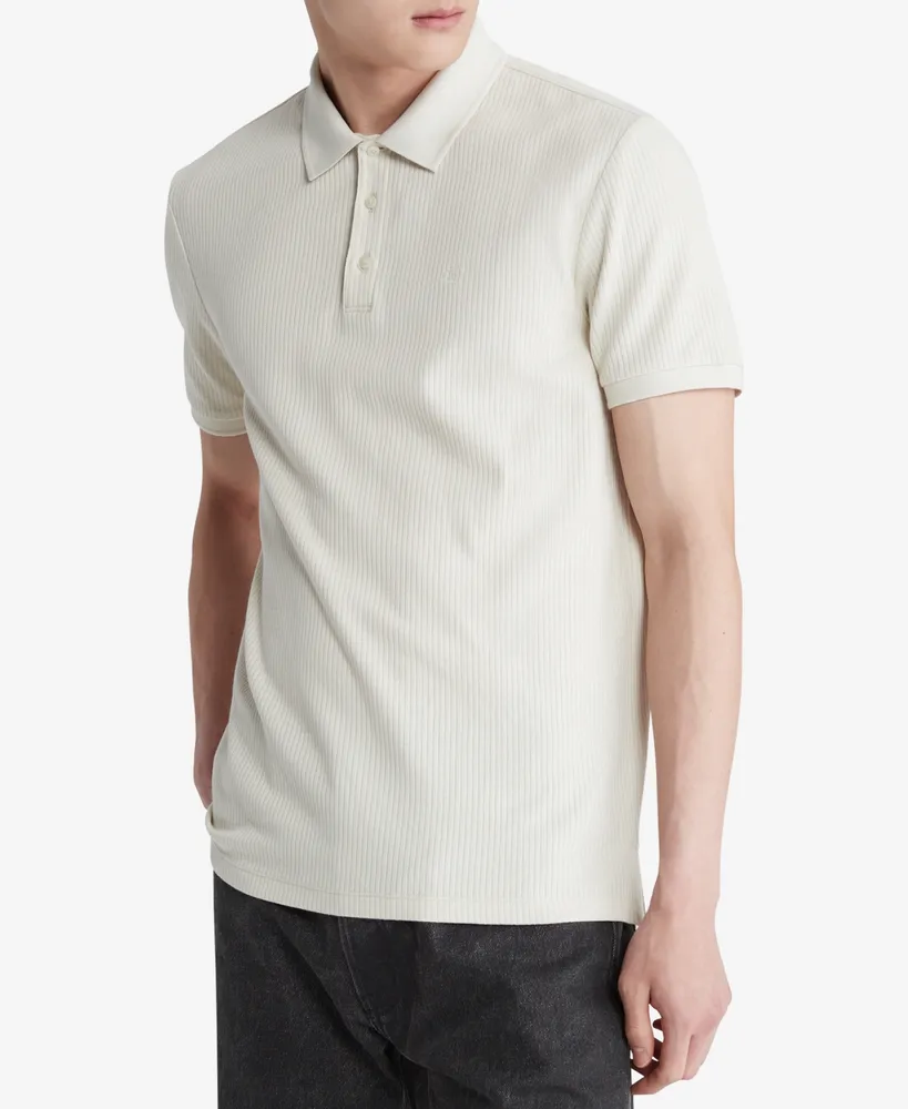 Calvin Klein Men's Regular-Fit Drop-Needle Polo