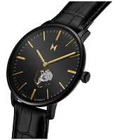 Mvmt Men's Legacy Slim Automatic Leather Watch 42mm
