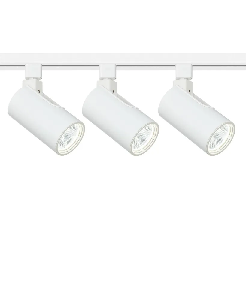 Pro Track 3-Head 30W Led Ceiling Track Light Fixture Kit Floating Canopy Spot