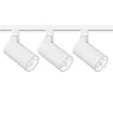 Pro Track 3-Head 30W Led Ceiling Track Light Fixture Kit Floating Canopy Spot