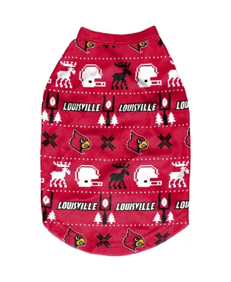 Foco Louisville Cardinals Printed Dog Sweater