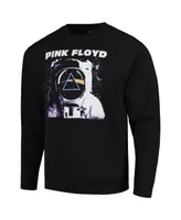 Men's Black Pink Floyd Moon Pullover Sweatshirt