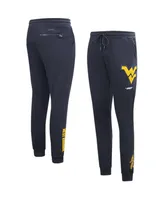 Men's Pro Standard Navy West Virginia Mountaineers Classic Dk Jogger Pants