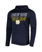 Men's Champion Navy Notre Dame Fighting Irish Impact Pullover Hoodie