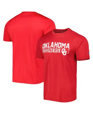 Men's Champion Crimson Oklahoma Sooners Impact Knockout T-shirt