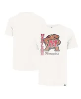 Men's '47 Brand Cream Distressed Maryland Terrapins Phase Out Franklin T-shirt