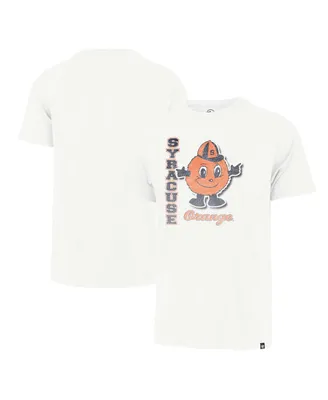 Men's '47 Brand Cream Distressed Syracuse Orange Phase Out Franklin T-shirt