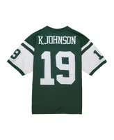 Men's Mitchell & Ness Keyshawn Johnson Green New York Jets 1998 Legacy Replica Jersey