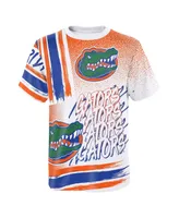 Preschool Boys and Girls White Florida Gators Gametime Multi-Hit Oversized T-shirt