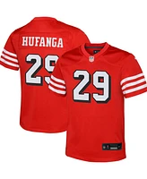 Nike Big Boys Talanoa Hufanga Scarlet San Francisco 49ers Game Jersey