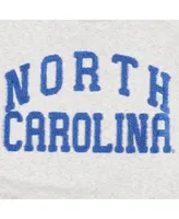 Women's ZooZatz Oatmeal North Carolina Tar Heels Core Chenille Cropped Pullover Sweatshirt