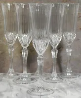 Lorren Home Trends Rcr Adagio Crystal Champagne Glass Set of 6