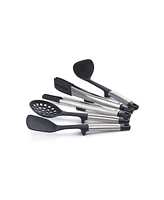 Joseph Joseph Elevate Fusion 5-Piece Silicone Utensil Set with Storage Stand