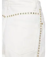 Nocturne Women's Studded Mom Denim Pants