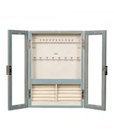 Mele & Co Leia Hanging Jewelry Cabinet in Finish