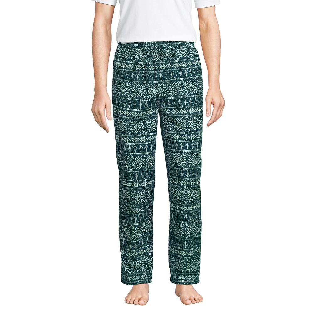 Lands' End Men's Flannel Pajama Pants