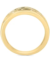 Effy Diamond Double Row Baguette Band (3/8 ct. t.w.) in 14k Gold