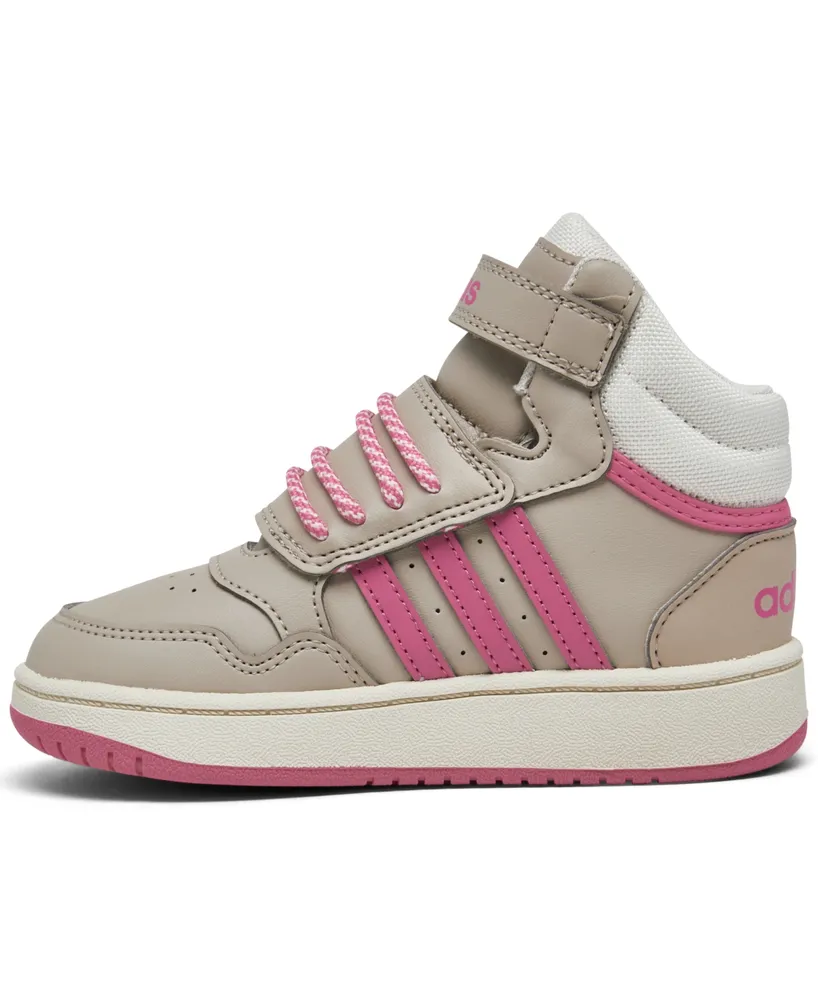 adidas Toddler Girls Hoops 3.0 Mid Classic Casual Sneakers from Finish Line