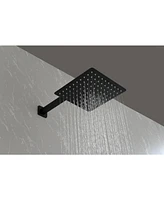 Brass Shower Faucet Set Shower System 10 Inch Rainfall Shower Head With Handheld Sprayer