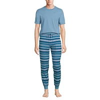 Lands' End Men's Knit Jersey Pajama Sleep Set