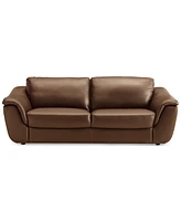 Closeout! Jennard 91" Leather Sofa, Created for Macy's