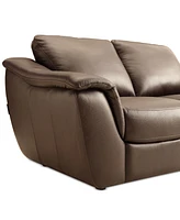 Closeout! Jennard 91" Leather Sofa, Created for Macy's