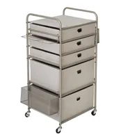 Honey Can Do Wrapping Paper Storage Cart with Wheels
