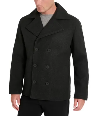 Kenneth Cole Men's Double-Breasted Peacoat